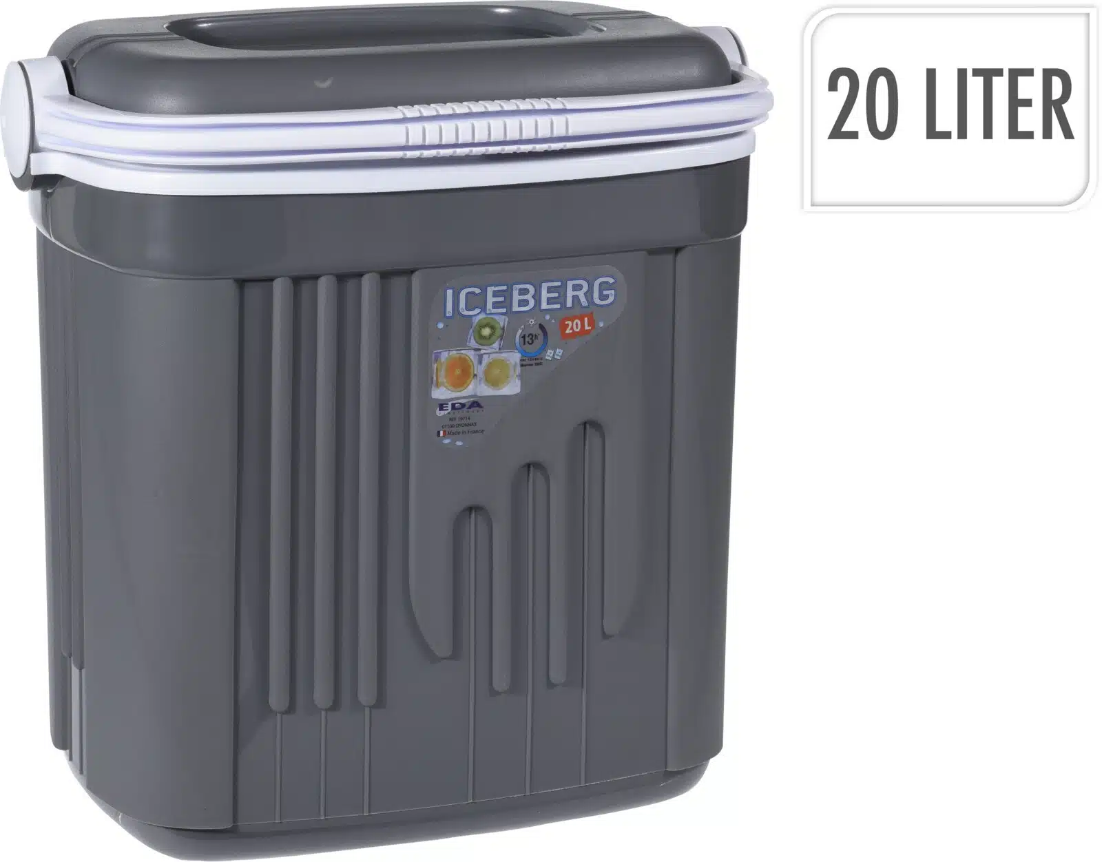Koelbox Iceberg 20 ltr grijs