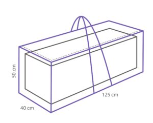 Kussentas 125 x 40 x 50 cm