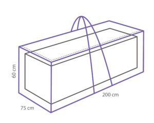 Kussentas 200 x 75 x 60 cm