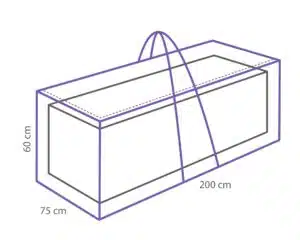 Kussentas 200 x 75 x 60 cm