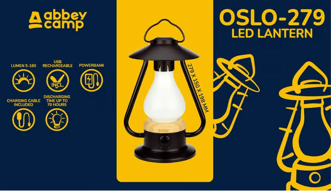 LED Lantaarn Retro Large · OSLO-279 ·