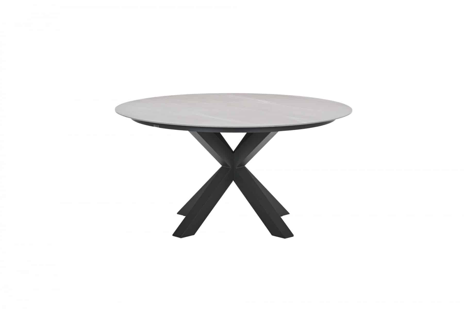 Lowlands tafel 150 cm. Centostone Napoli Sand