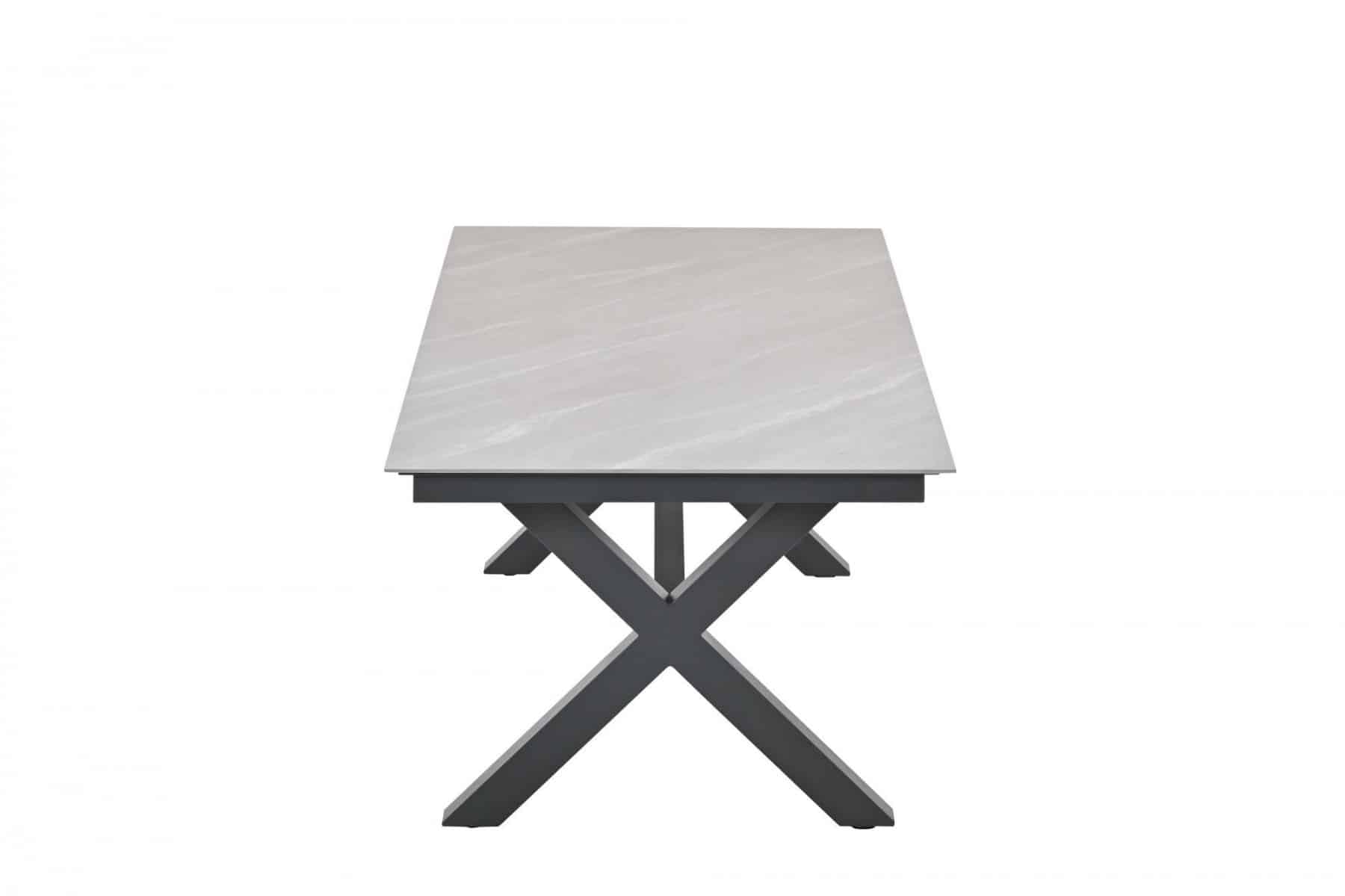 Marbella tafel 240 x 100 cm. Centostone Napoli sand