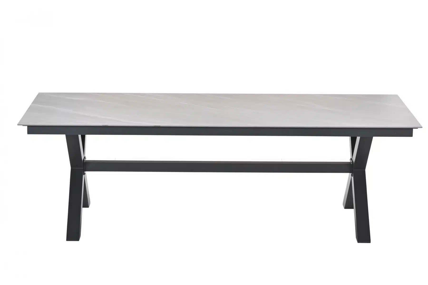 Marbella tafel 240 x 100 cm. Centostone Napoli sand