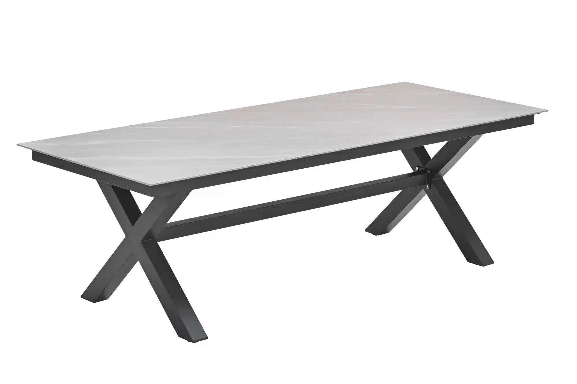 Marbella tafel 240 x 100 cm. Centostone Napoli sand