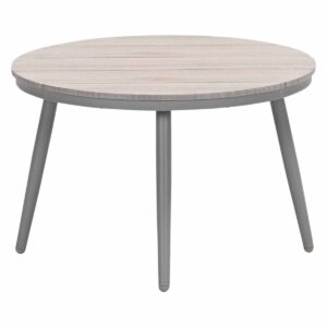 Margriet loungetafel rond 70 x 45 cm taupe