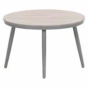 Margriet loungetafel rond 70 x 45 cm taupe