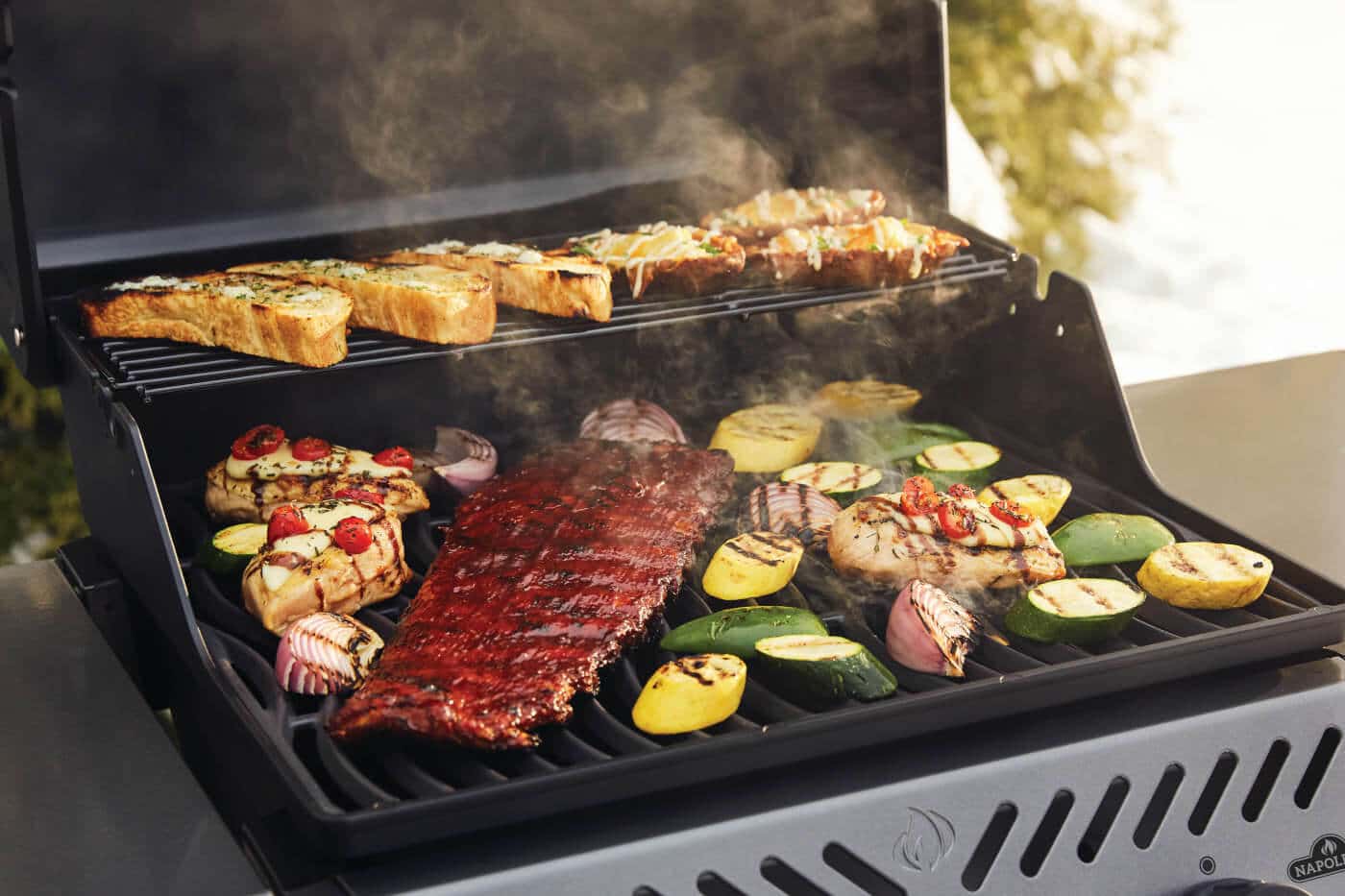 Napoleon Freestyle™ 365, 3 hoofdbranders met deur, zwart