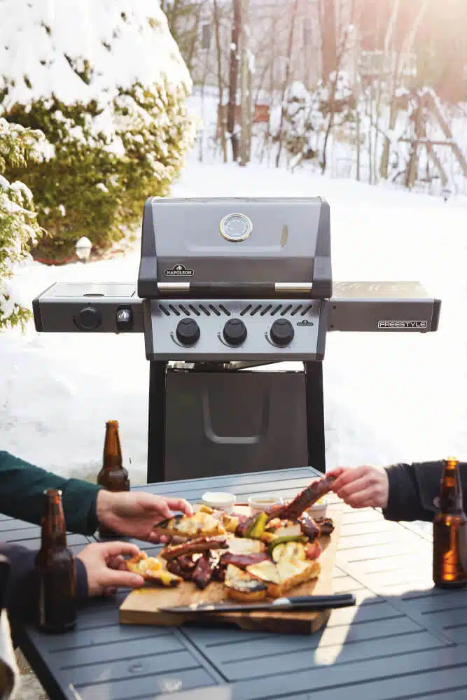 Napoleon Freestyle™ 365, 3 hoofdbranders, zijbrander en deur, zwart