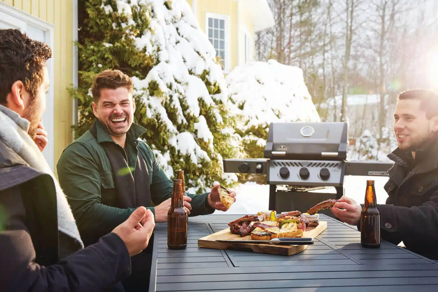 Napoleon Freestyle™ 365, 3 hoofdbranders, zijbrander en deur, zwart