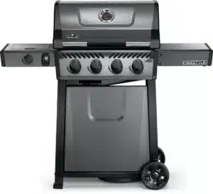 Napoleon Freestyle™ 425, 4 hoofdbranders, zijbrander en deur, zwart