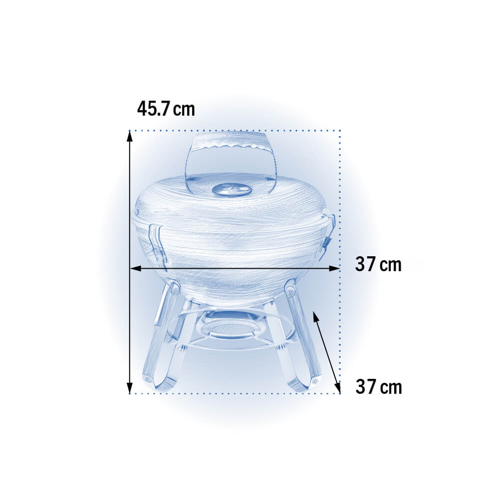 Napoleon Premium portable houtskool kettle, Ø37cm