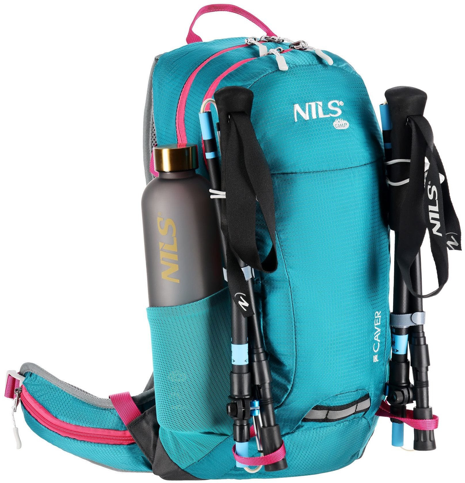 Nils rugzak Caver NC1950 turquoise 18 liter