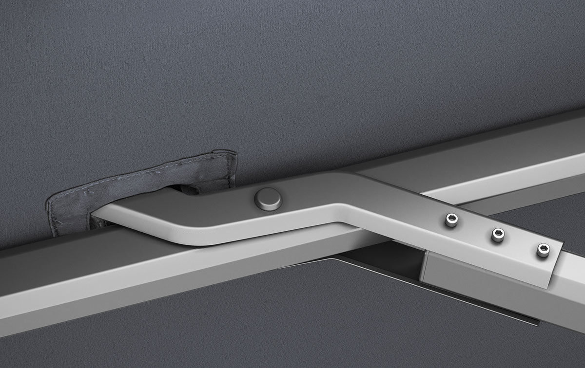 Parasol Beaufort 320 x 320 cm zwart