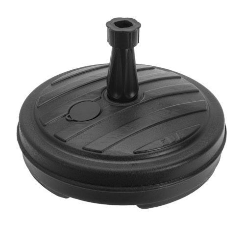 Parasolvoet plastic 13 liter antraciet