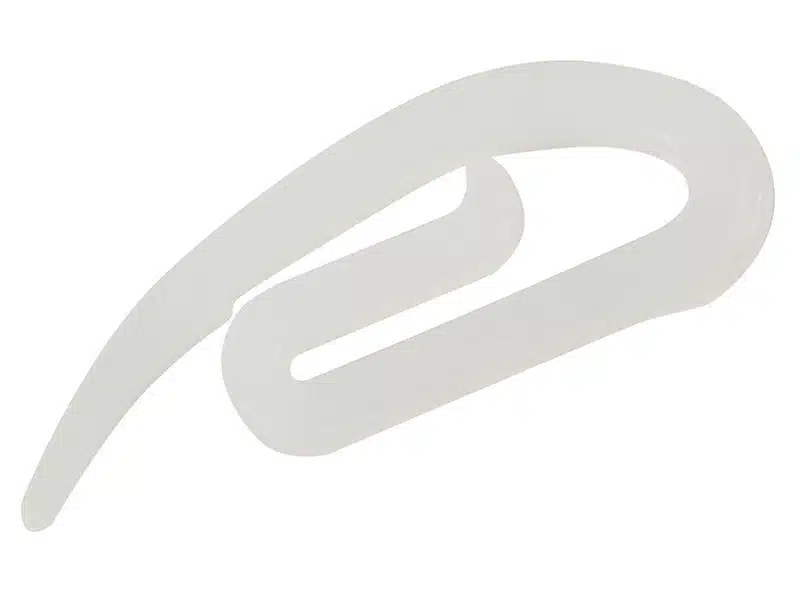 Plooibandhaak plat 25 stuks