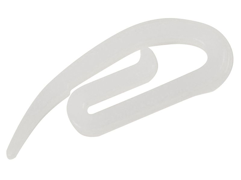 Plooibandhaak plat 25 stuks