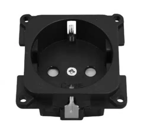 Presto contactdoos 230V/ inbouw zwart