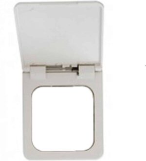 Presto contactdoos cover / klep wit