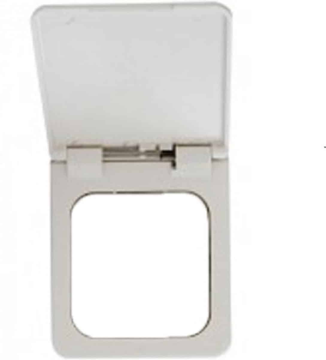 Presto contactdoos cover / klep wit