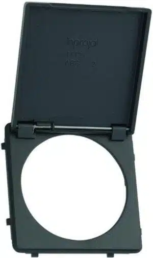 Presto contactdoos cover / klep zwart