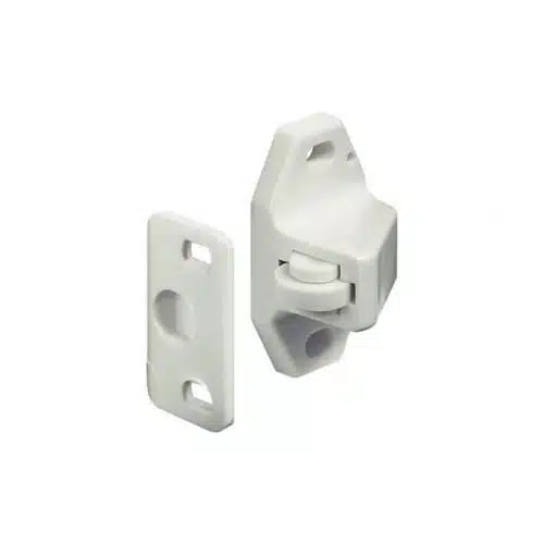 Rolsnapper wit kunststof (2 stuks)