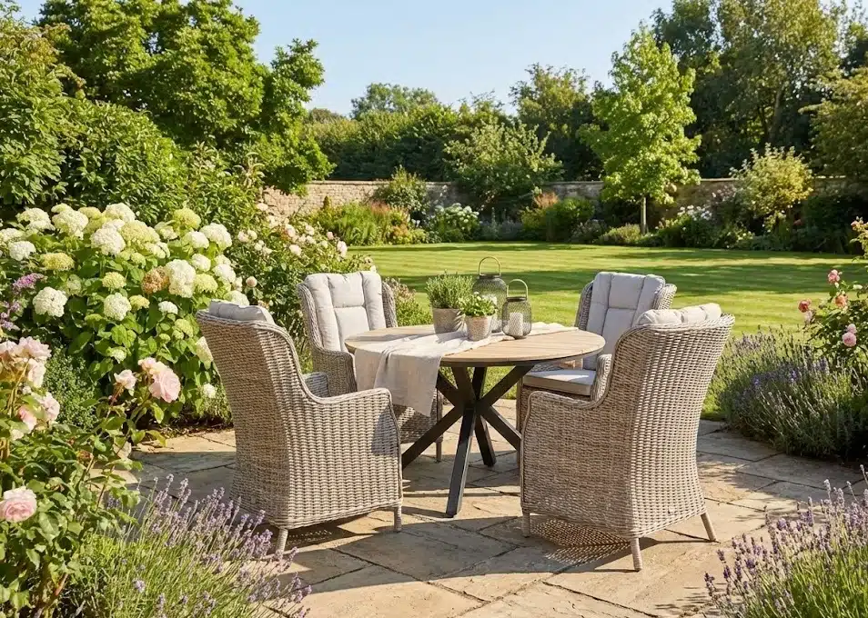 Set Osborne (4) met Edison 122 tafel