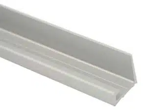 Tafelbladrail 80cm aluminium
