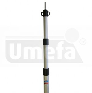 Tentstok alu telescopisch verstelbaar. 90 - 230 cm