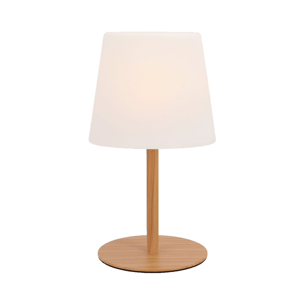 Travellife Elin lamp Houtlook / wit