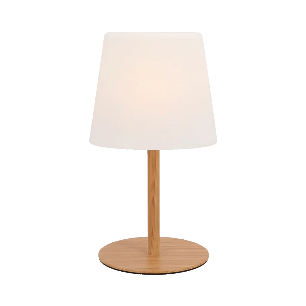 Travellife Elin lamp Houtlook / wit