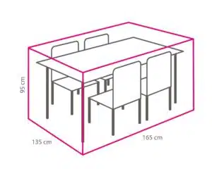 Tuinset beschermhoes 165 x 135 x 95 cm
