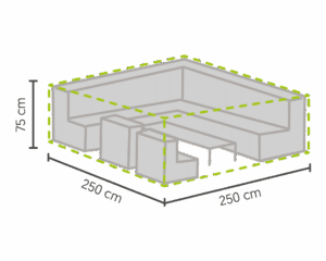 Tuinset beschermhoes 250 x 250 x 75 cm