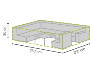 Tuinset beschermhoes 260 x 200 x 80 cm