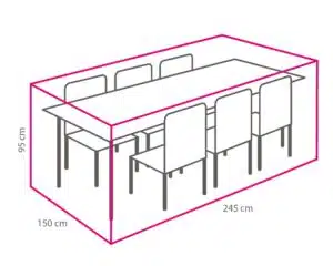Tuinset beschermhoes 245 x 150 x 95 cm