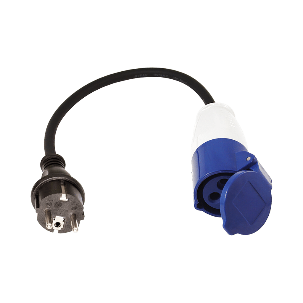 Verloopkabel Frans > CEE contra 40 cm