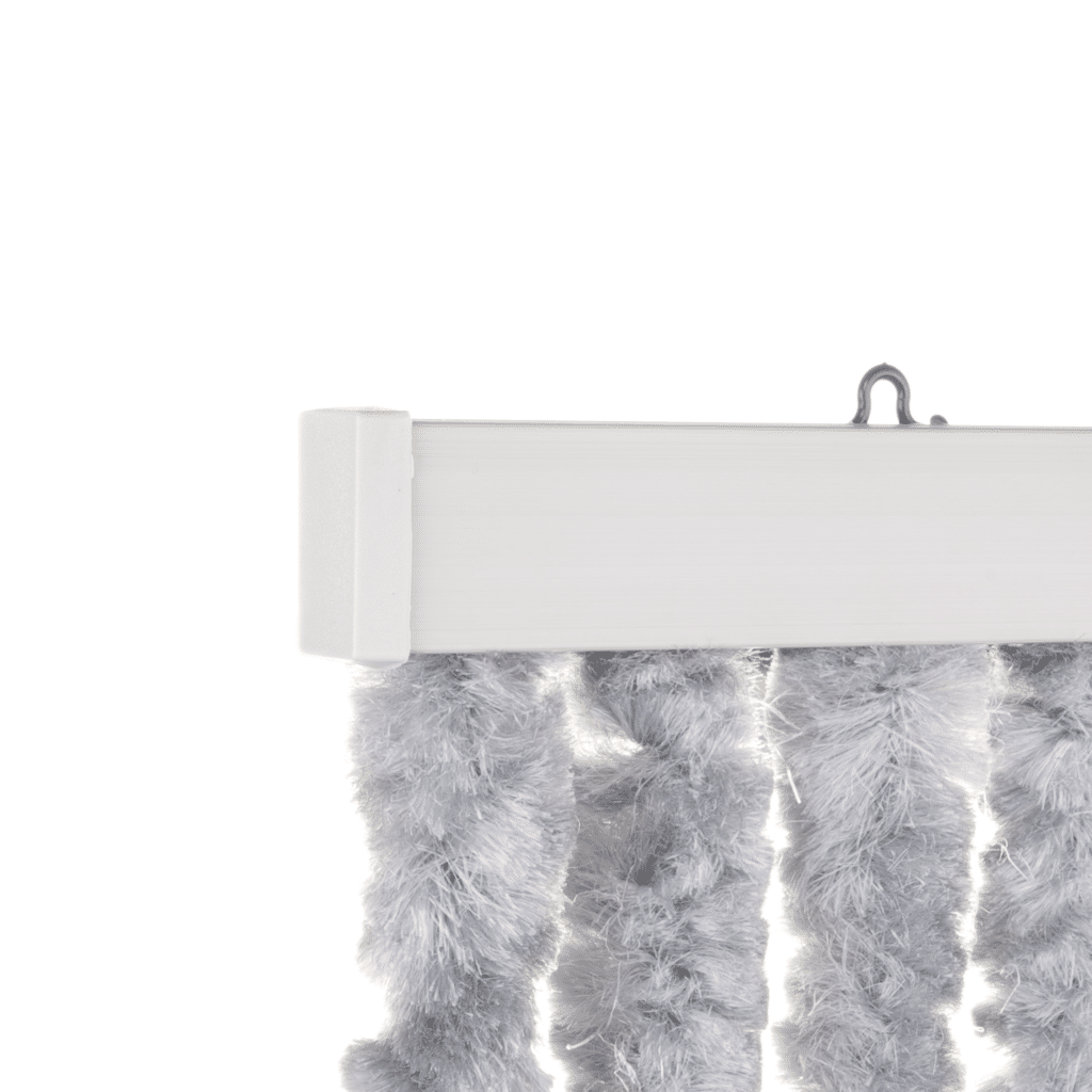 Vliegengordijn Chenille 205x90cm grijs