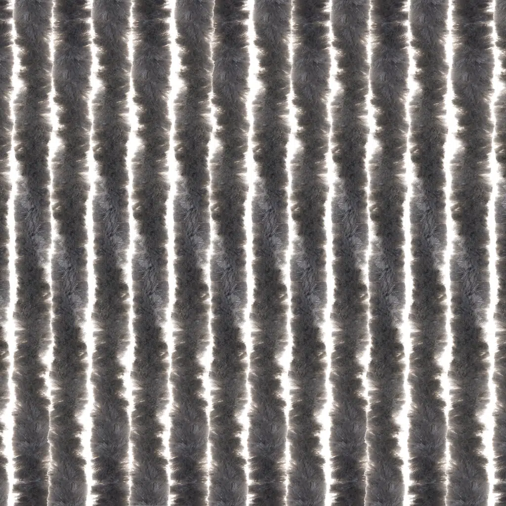 Vliegengordijn Chenille 205x90cm grijs