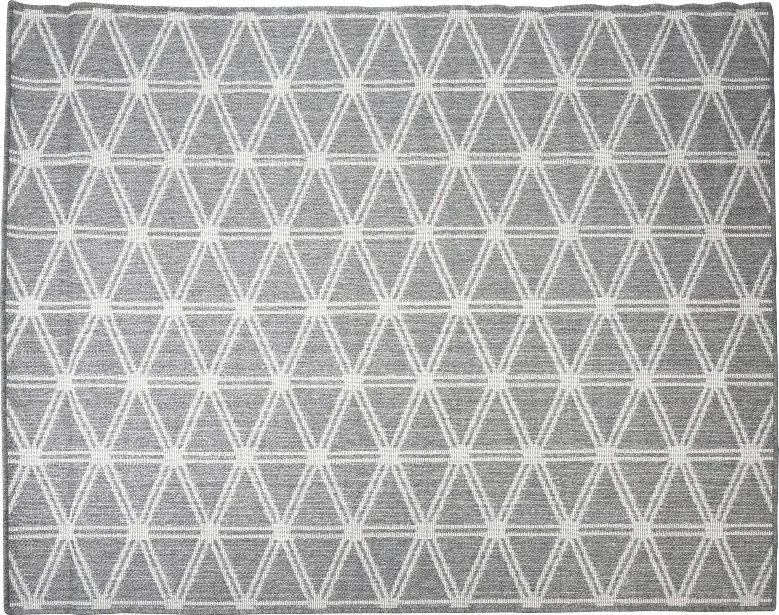 Vloerkleed 200 x 150 cm buitenkleed grijs