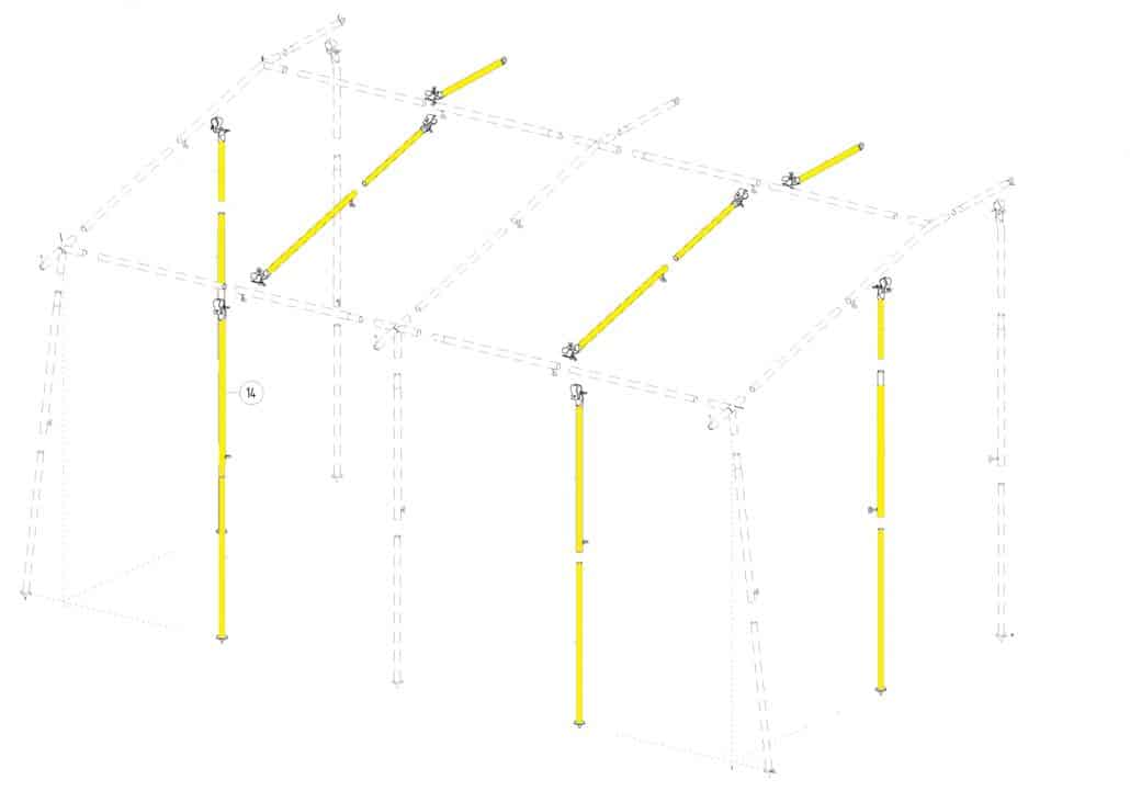 Walker Maxi 300 deeltent