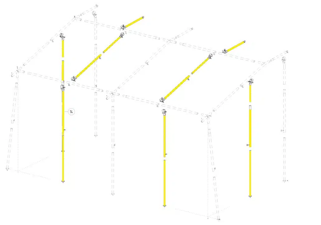 Walker Maxi 300 deeltent