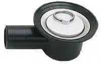 Waterafvoer haaks 33 mm met stop