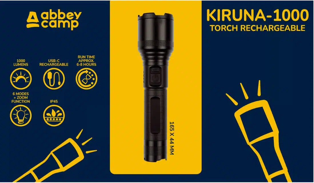 Zaklamp Oplaadbaar · Kiruna-1000 ·