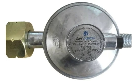 Drukregelaar uni met afblaas 30mbar 1/4Li