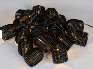 Human Comfort LED string Ruche zwart 20 lampen