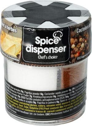 kruidenstrooier 6 vaks gevuld