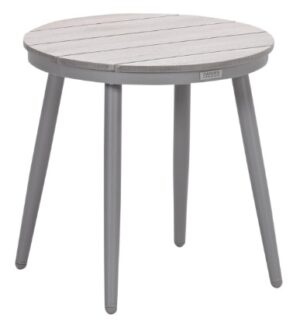 Margriet loungetafel rond 50 x 48 cm taupe