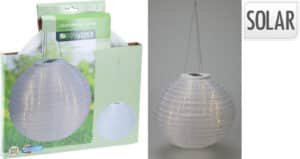 Solarlamp lampion balvorm klein