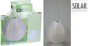 Solarlamp lampion balvorm klein