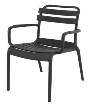 Torvi stapelstoel zwart